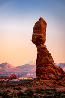 Balanced Rock, Sunset - Arches NP