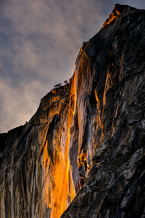 Horsetail Falls - Sunset